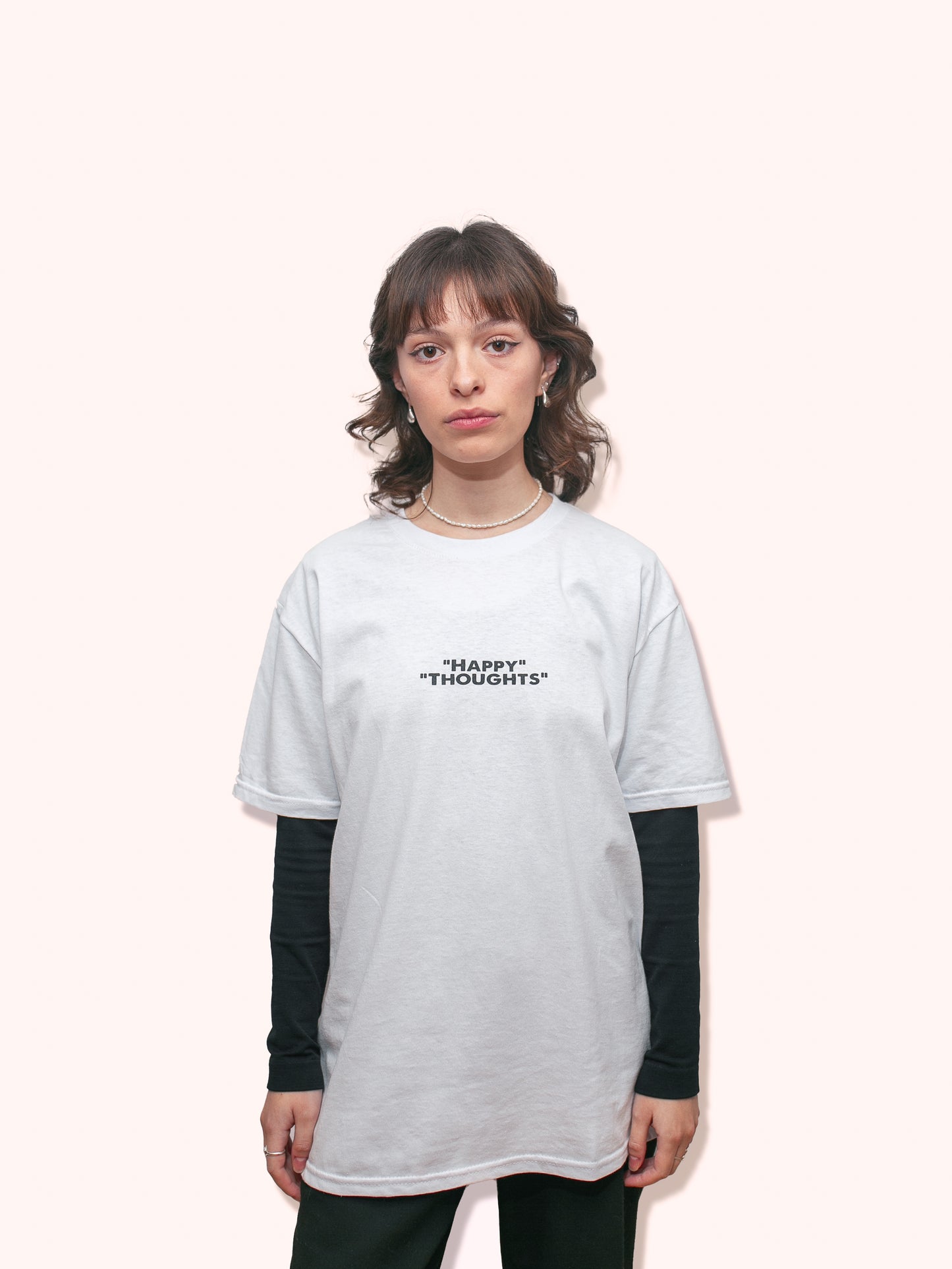 "Pic Day" Oversize Tee - White