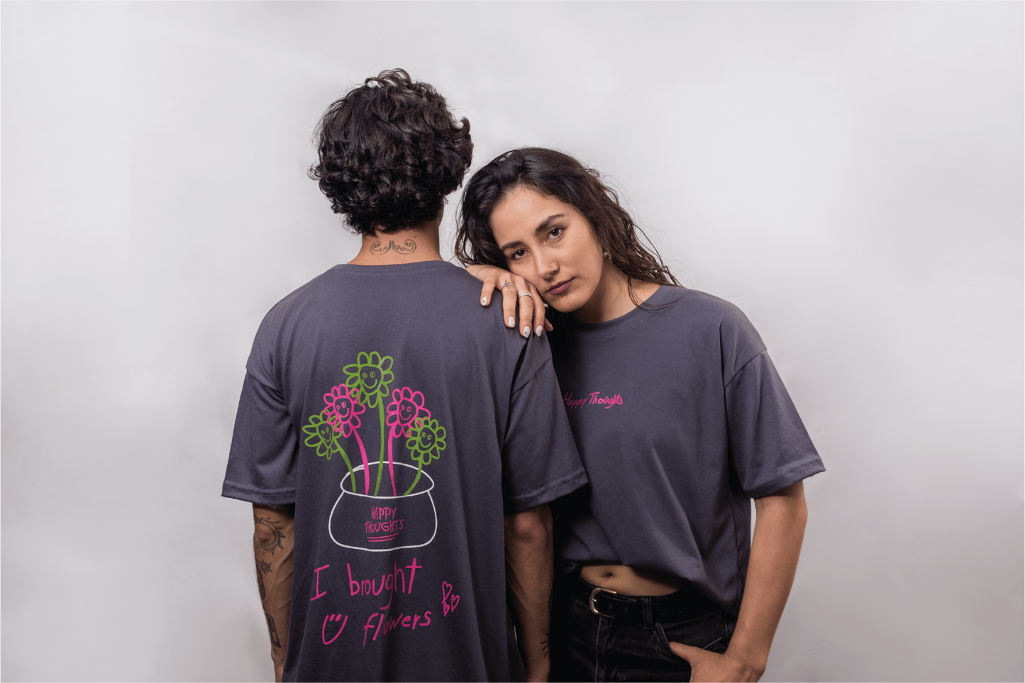 Oversize Tee "Flowers"