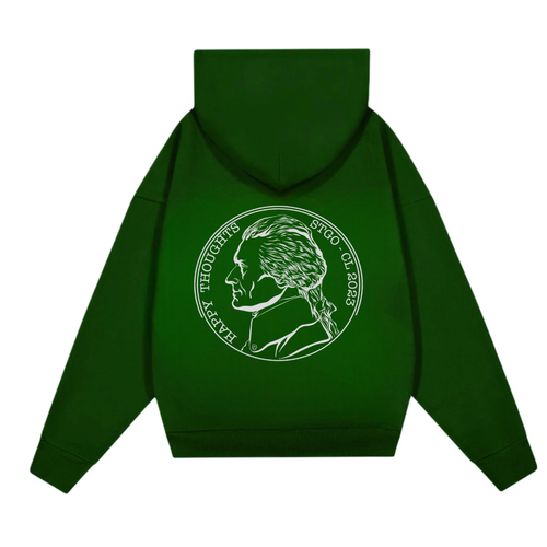 "Five Cents" Hoodie - Green