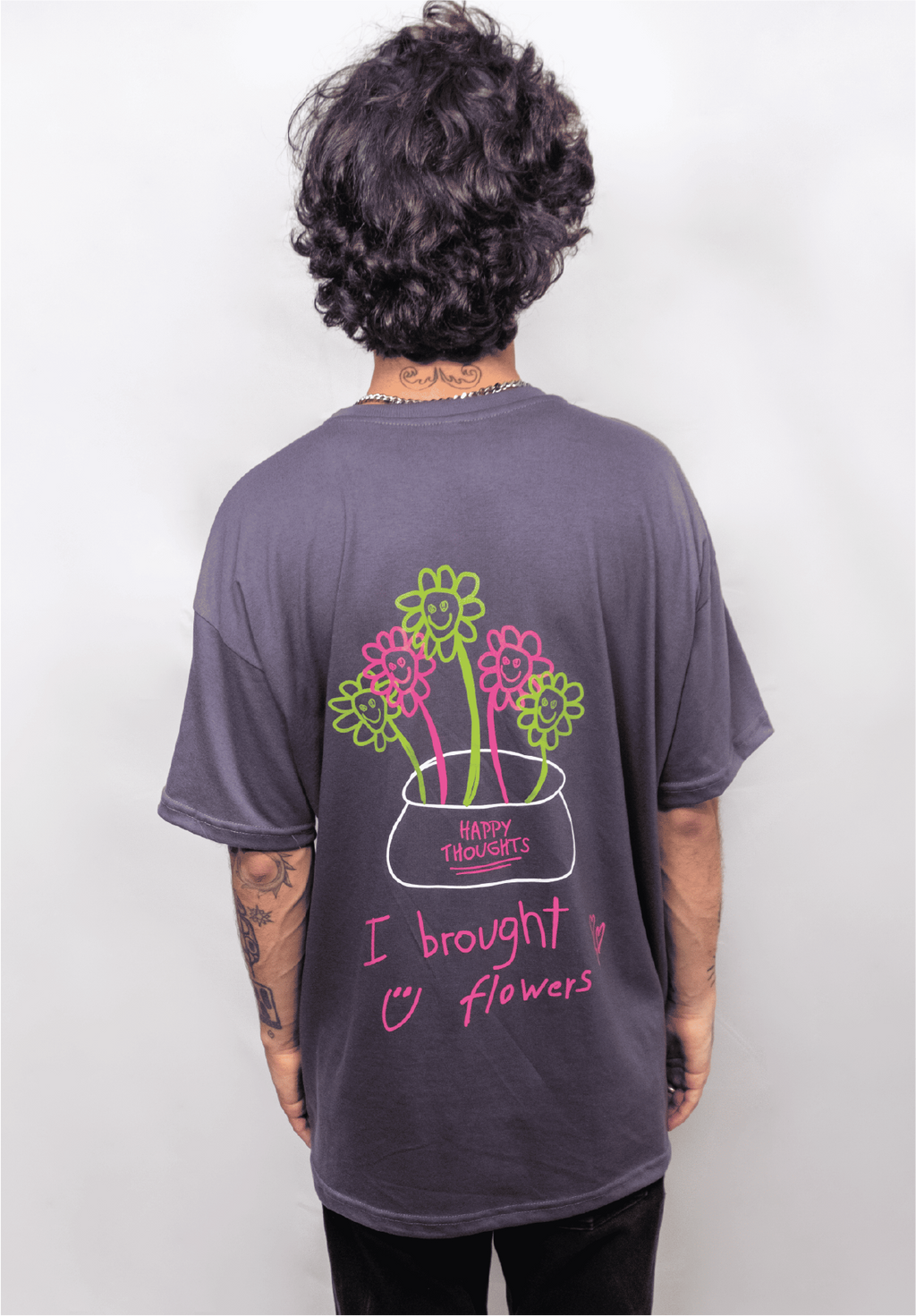 Oversize Tee "Flowers"
